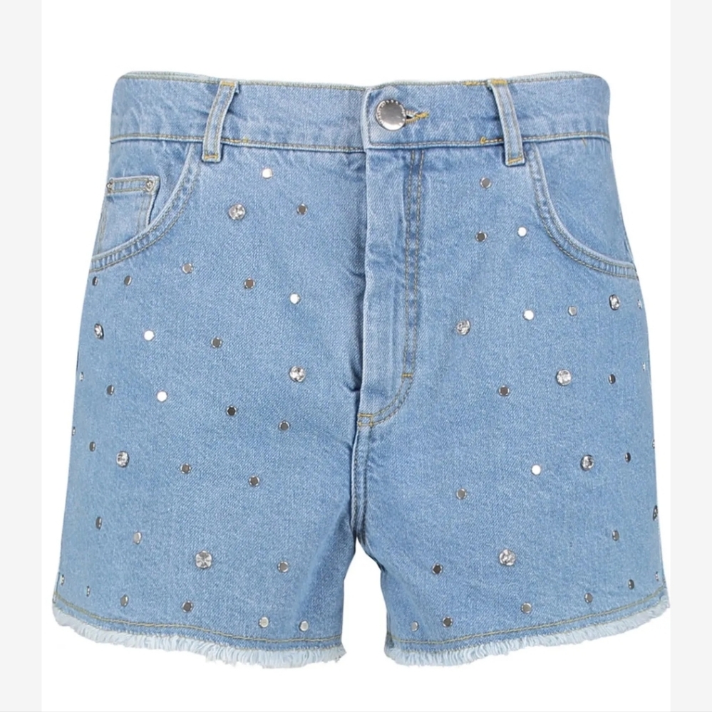 Maje Denim Short Size S - Picture 3 of 14